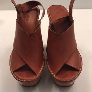 Authentic Chloe  wedge